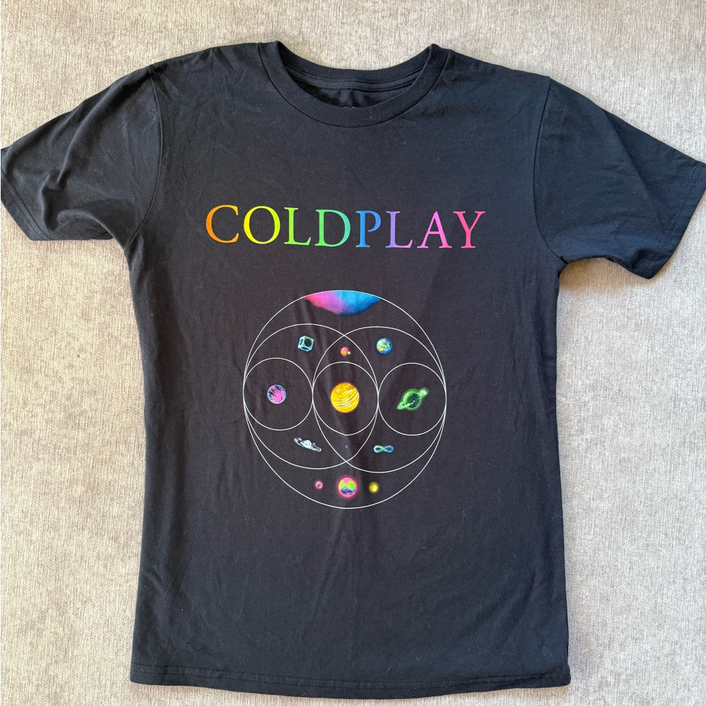 Coldplay Music Of The Spheres 2023 Concert Tee Small